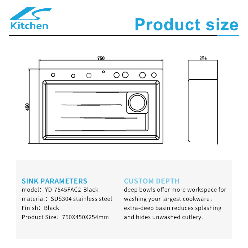 Multi Function Kitchen Sink Single Kitchen Rainfall Sink Oem Modern Apartment 3D Model Design 