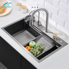 China Factory Wholesale Rainfall SIink Sus 304 Stainless Steel Faucet Modern Smart Sink