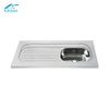 Big Size Sus304 Stainless Steel Single Bowl with Drainboard Outdoor Kitchen Sink