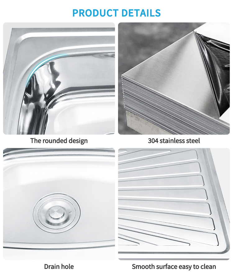 High-performance Large size Stainless Steel Sink for KItchen