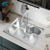 One Piece Pressed Stainless Steel Water Basin,Brazil's Best Selling 201 and 304 Materials Kitchen Sink