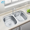 New Models American Standard Apartment Size Double Bowl Kitchen Sink