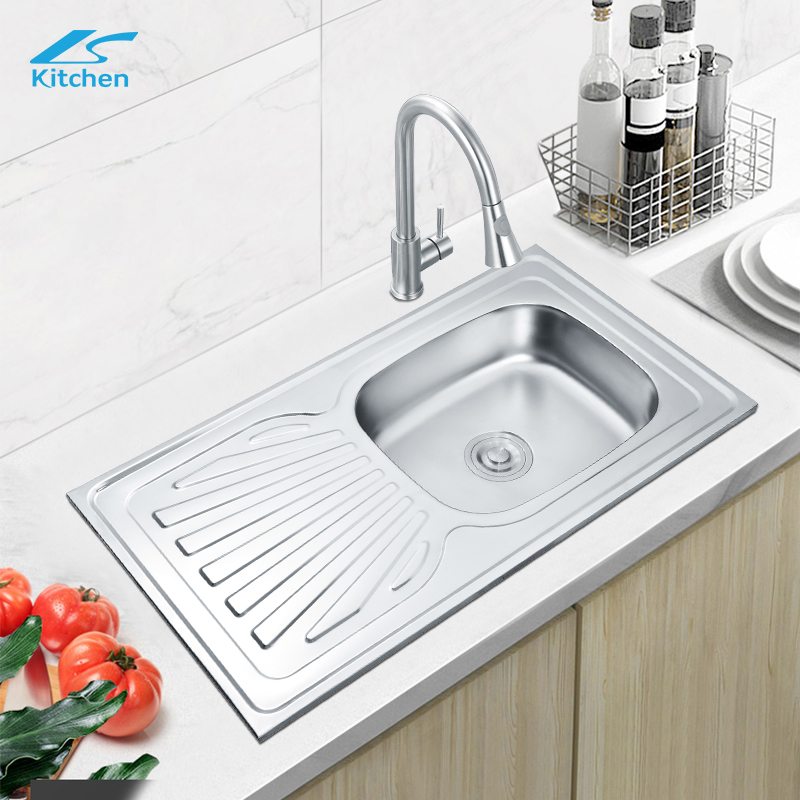 Direct Sale factory Best Price Stainless Steel Single Bowl Kitchen Sink Supplier