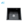 Black Square SUS304 Stainless Steel Handmade Kitchen Sink – Durable & Stylish, CE Certified