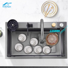 China Factory Wholesale Rainfall SIink Sus 304 Stainless Steel Faucet Modern Smart Sink