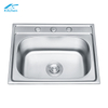  RV Caravan Motorhome Parts Stainless Steel Round Hand Wash Basin RV Kitchen Sink