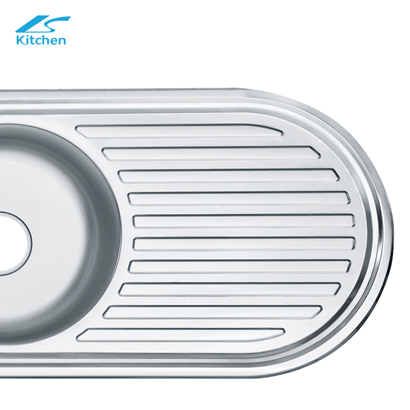 Direct Sale Factory Price Wholesale Double Bowl Stainless Steel Kitchen Sink With Drainboard