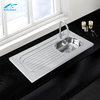 Big Size Sus304 Stainless Steel Single Bowl with Drainboard Outdoor Kitchen Sink