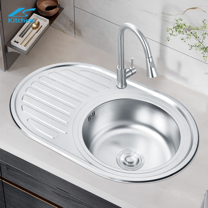 Kitchen Sink Customized Two Semicircles Stainless Steel Anti-Clogging Mesh Sink Strainer Filter in Bathroom