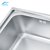 Big Size Cooking Basin Brushed Single Bowl Stainless Steel Small Kitchen Sink