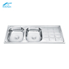 China Kitchen Sink Manufacturer Double Square Bowl Kitchen Sink Modern Kitchen Design