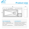 Big Kitchen Family House Handmade Sink Smart Multi-function Kitchen Sink