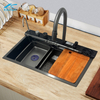 2025 Hot sale kitchen sink 30-Inch Waterfall Kitchen Sink Stainless Steel Top-Mount Sink