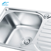 16.5 Inch Single Bowl Stainless Steel Kitchen Sink with Multi-Use Draining Shelf – Perfect for Farmhouse or Rural Kitchens – Apron Front Sink