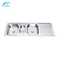 Kitchen Sinks Stainless Steel Customized Mold Modern Kitchen Double Bowl Sink