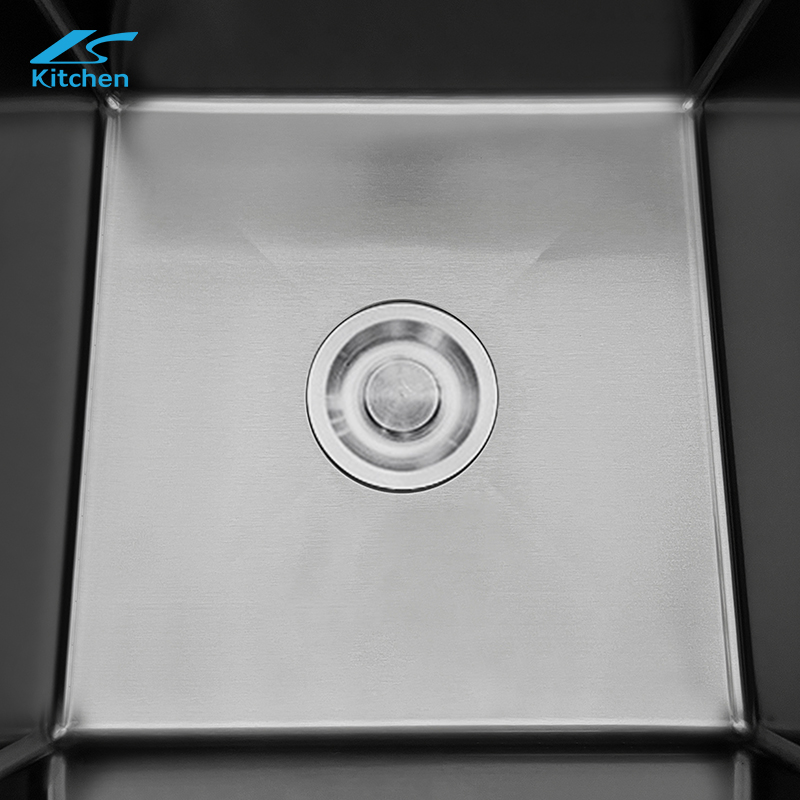 CE Certified Square-shape Handmade Modern Black Modern Kitchen Sink – Undermount Design
