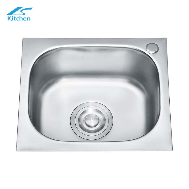 Affordable Stainless Steel Single Bowl Pressed Kitchen Sink with Faucet Hole – Rust-Resistant, Machine-Made, Universal Fit – Top-Rated Deep Basin