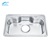 Professional Kitchen Sink Manufacturer Polished Kitchen Sink 1-Hole House Kitchen Sink without Faucet