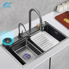 China Factory Wholesale Rainfall SIink Sus 304 Stainless Steel Faucet Modern Smart Sink