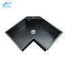 Customized house-hold large-capacity stainless steel kitchen sink bar counter washbasin and corner basin