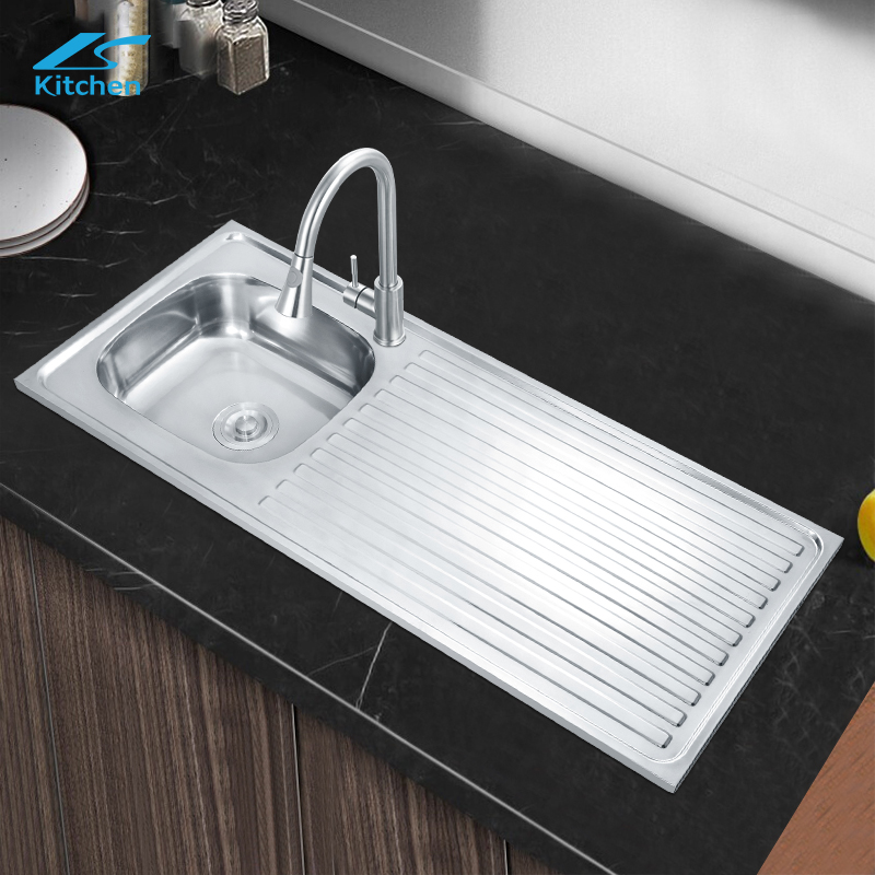 Big Size Customized Polishing Bathroom And Kitchen Single Bowl with Plate 