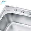 RV Caravan Motorhome Parts Stainless Steel Round Hand Wash Basin RV Kitchen Sink