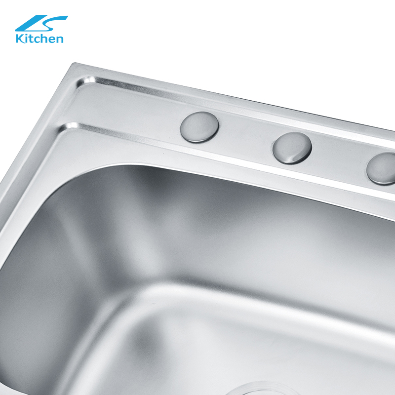  RV Caravan Motorhome Parts Stainless Steel Round Hand Wash Basin RV Kitchen Sink