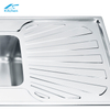 42.5"×19.3" Large Size Kitchen Double Square Bowl Sink Fashionable Attractive Design Sink