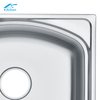 China Direct Sale Factory Silver Large Kitchen Sink Stainless Steel 24*20 Inch Single Bowl Kitchen Sink