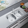 New Models American Standard Apartment Size Double Bowl Kitchen Sink