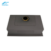 Luxury Style Golden Kitchen Handmade Stainless Steel Sink Stepped Flume with Draining Basket, Roller Shutter Draining Rack, Cutting Board