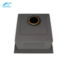 Hot Sale Gold Square Kitchen Sink Single Bowl Stainless Steel with Drainboard Counter Kitchen Sink