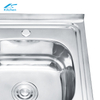  Low Price House Kitchen Sink 0.7mm Kitchen Sinks Single Types of Kitchen Sink Sink Cabinet Kitchen