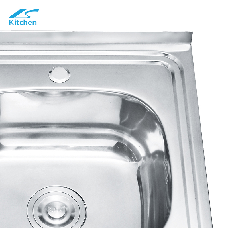  Low Price House Kitchen Sink 0.7mm Kitchen Sinks Single Types of Kitchen Sink Sink Cabinet Kitchen