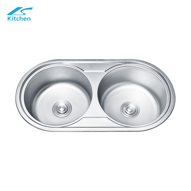 Top Recommend Double Round Bowl Sink Modern Kitchen Sink