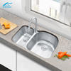 Washing And Cooking Double Deep Basin Stainless Steel Sink Farmhouse Sink