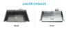 Black Wholesale OEM ODM Handmade Large Single Bowl Sink – 16 Gauge Stainless Steel Modern Kitchen Design