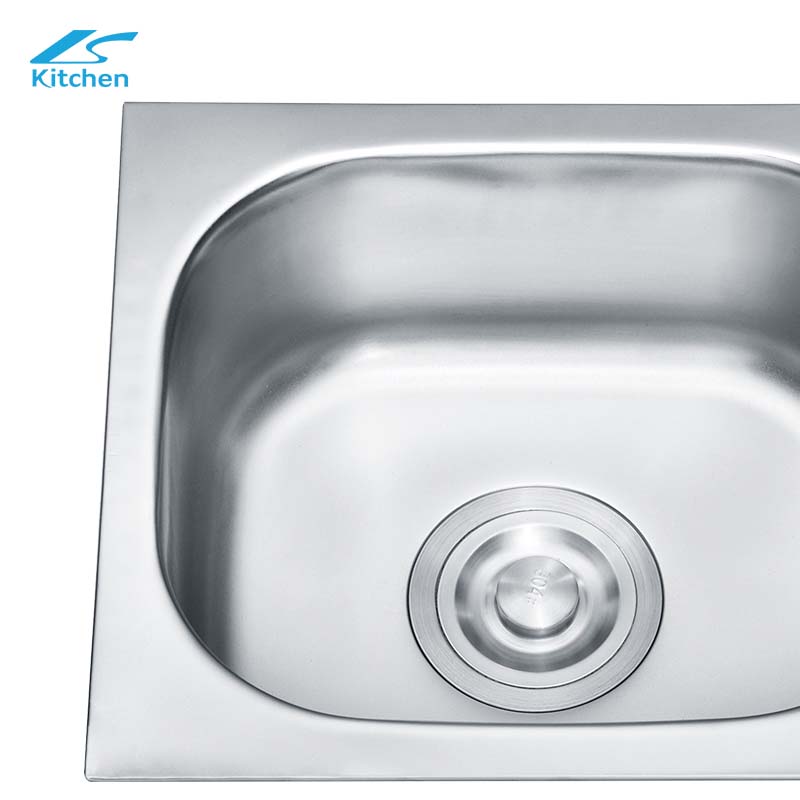 Affordable Stainless Steel Single Bowl Pressed Kitchen Sink with Faucet Hole – Rust-Resistant, Machine-Made, Universal Fit – Top-Rated Deep Basin