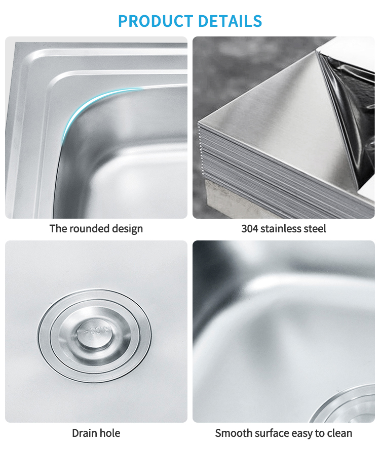 Direct Sale factory Best Price Stainless Steel Single Bowl Kitchen Sink Supplier