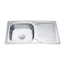 7642 Right Single Bowl With Drainboard Kitchen Sink